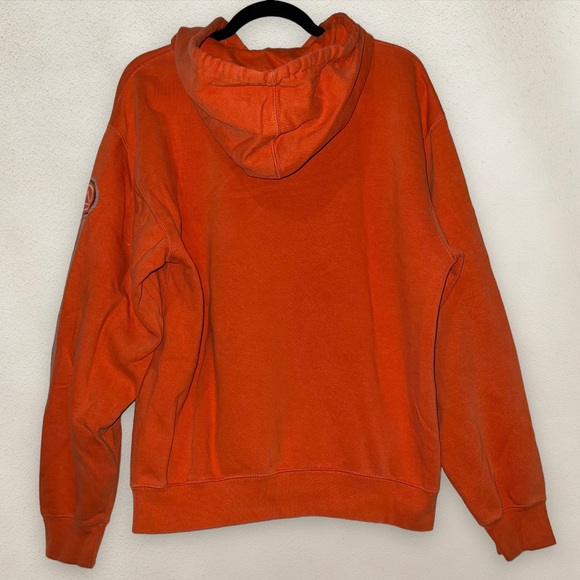 Vintage Pikes Peak Distressed Hoodie Orange Pullover Gear For Sports Sz Medium - Picture 2 of 8